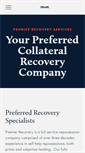 Mobile Screenshot of premier-recovery.com